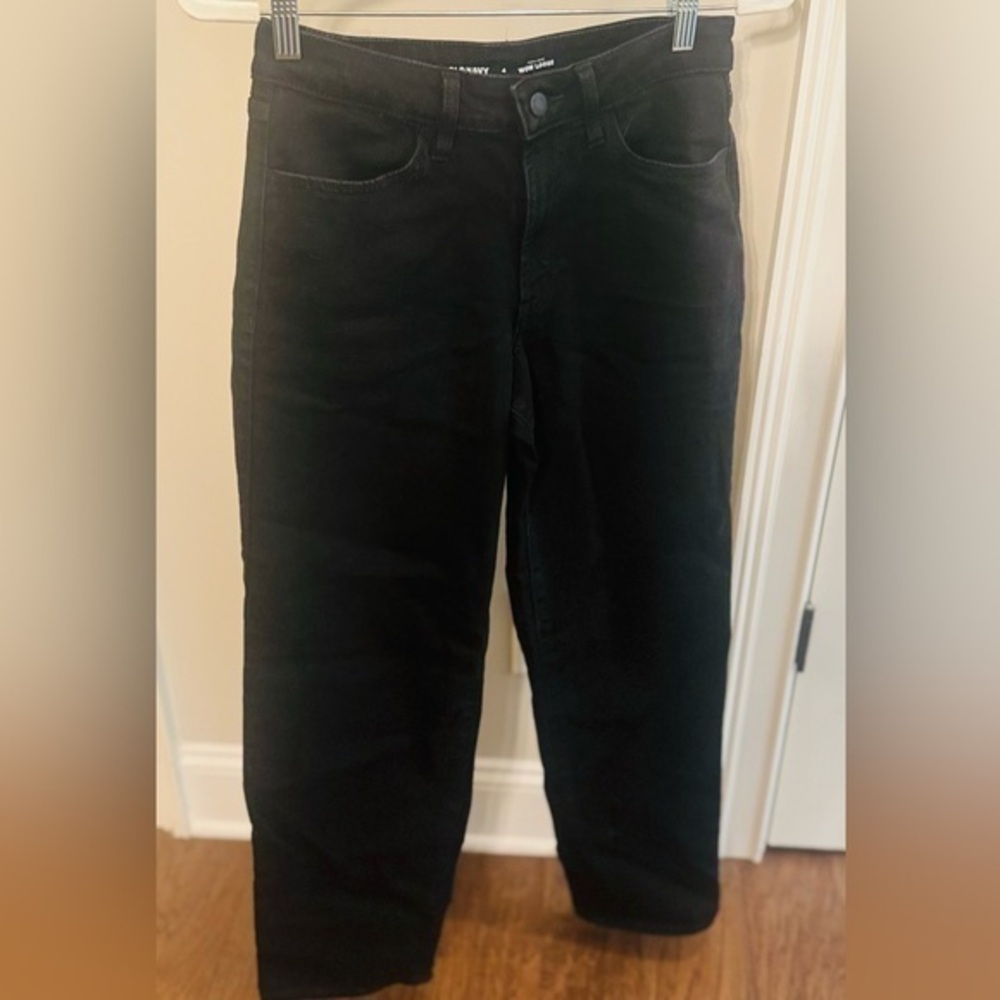 Old Navy High-Waisted Wow Loose Fit Jeans Black Size 4